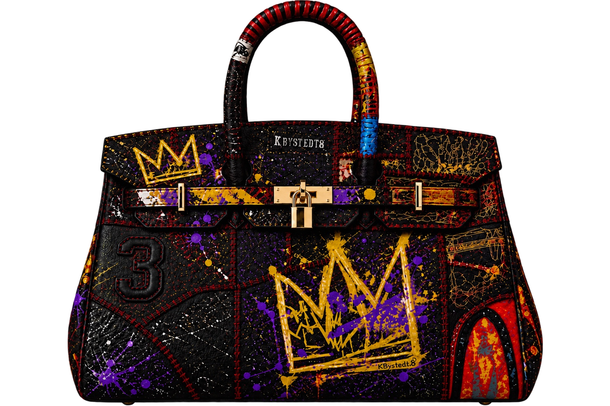 CROWN ART BIRKIN BAG