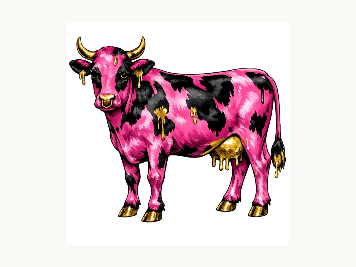 PINK GOLD COW