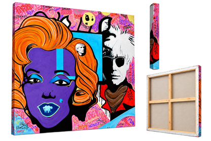 PURPLE MARILYN & WARHOL