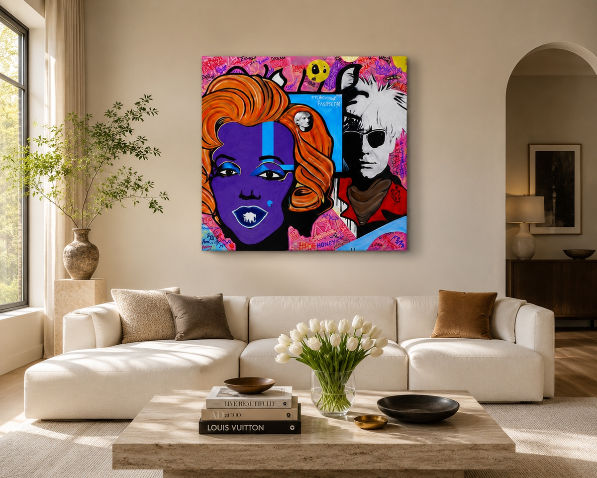 PURPLE MARILYN & WARHOL