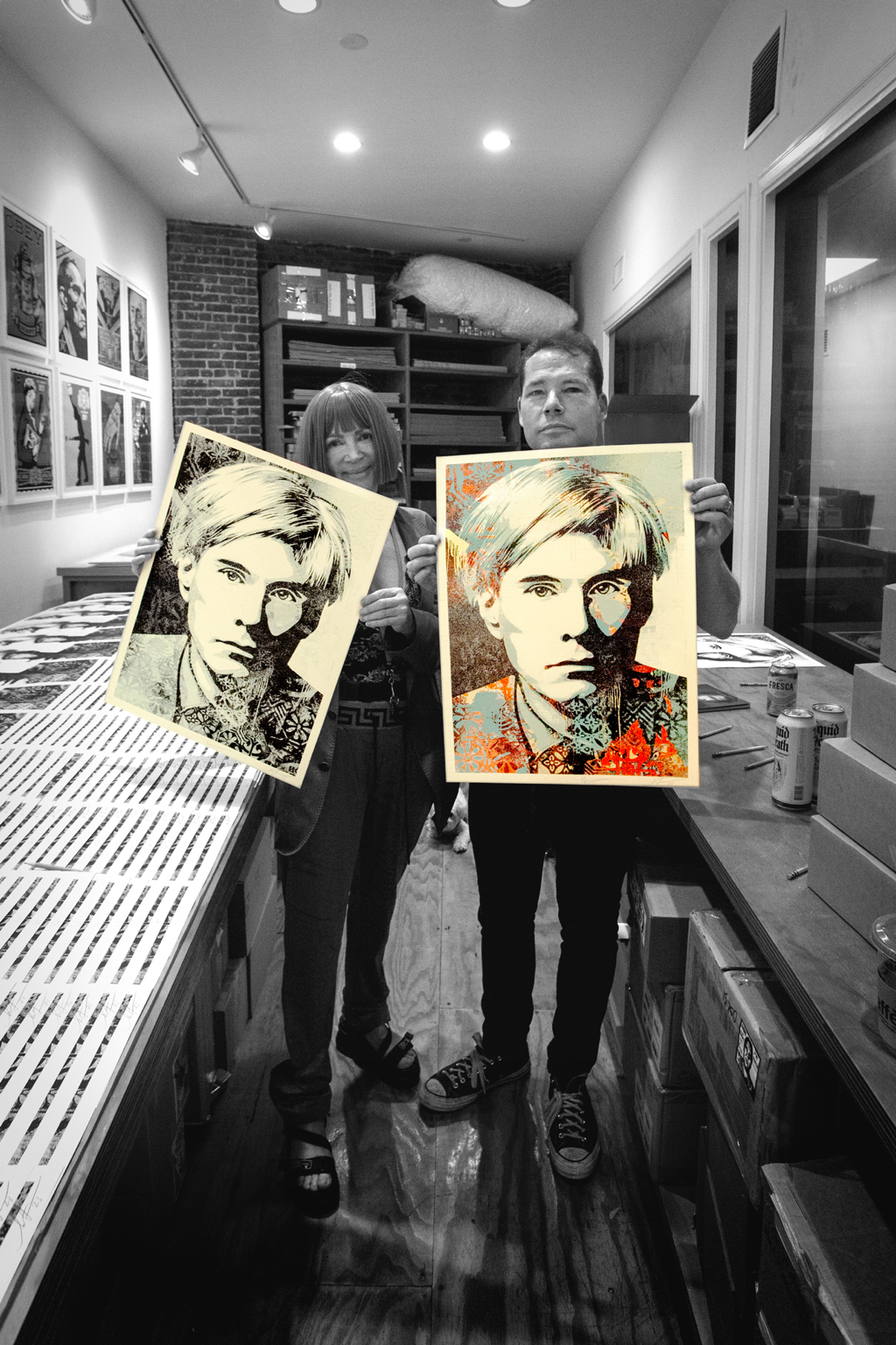 WARHOL COLLAGE — COLOR AP