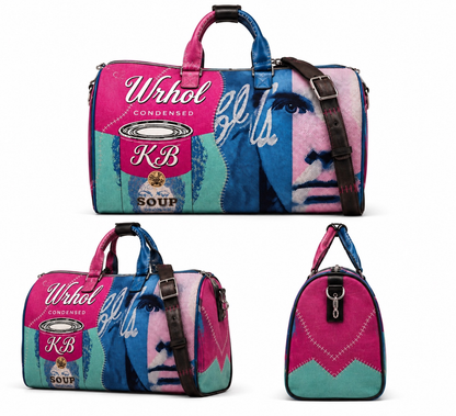 WRHOL SOUP DUFFLE BAG