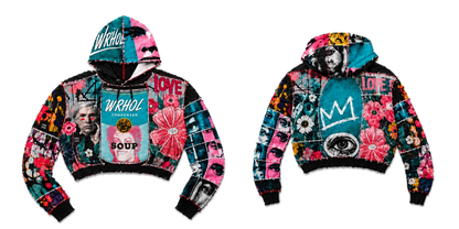 WRHOL FLOWER CUSTOM HOODIE