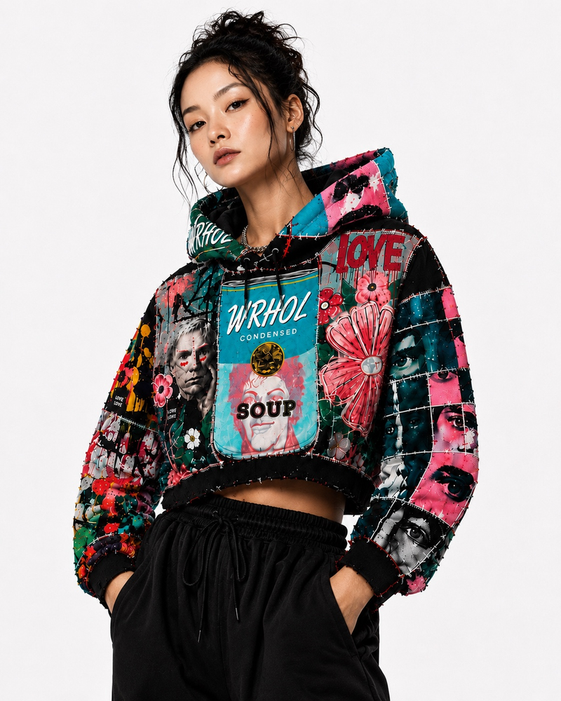 WRHOL FLOWER CUSTOM HOODIE