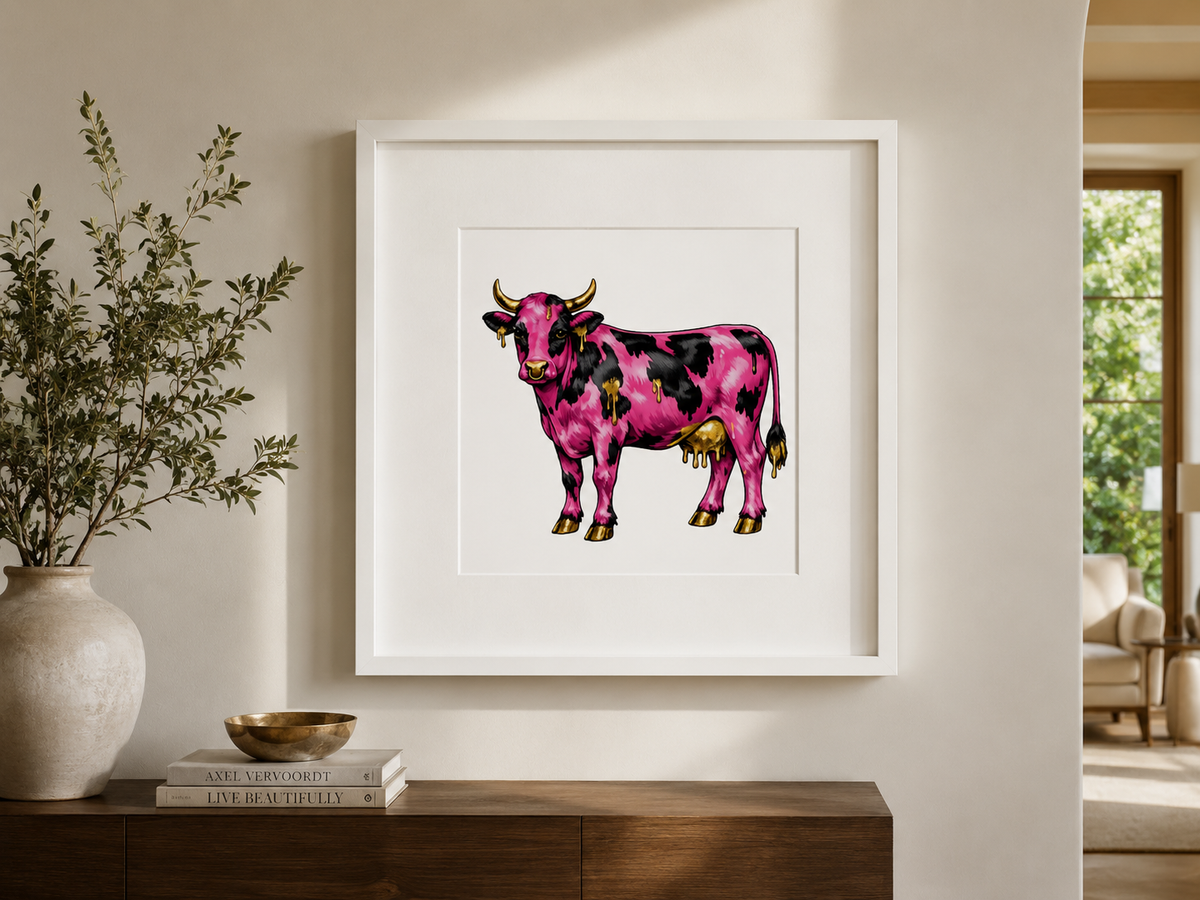PINK GOLD COW